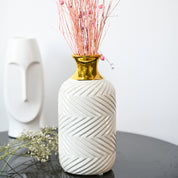 Stylish White Ceramic Vase