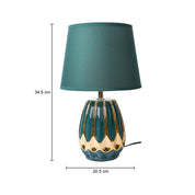 Stylish Green Shade Table Lamp