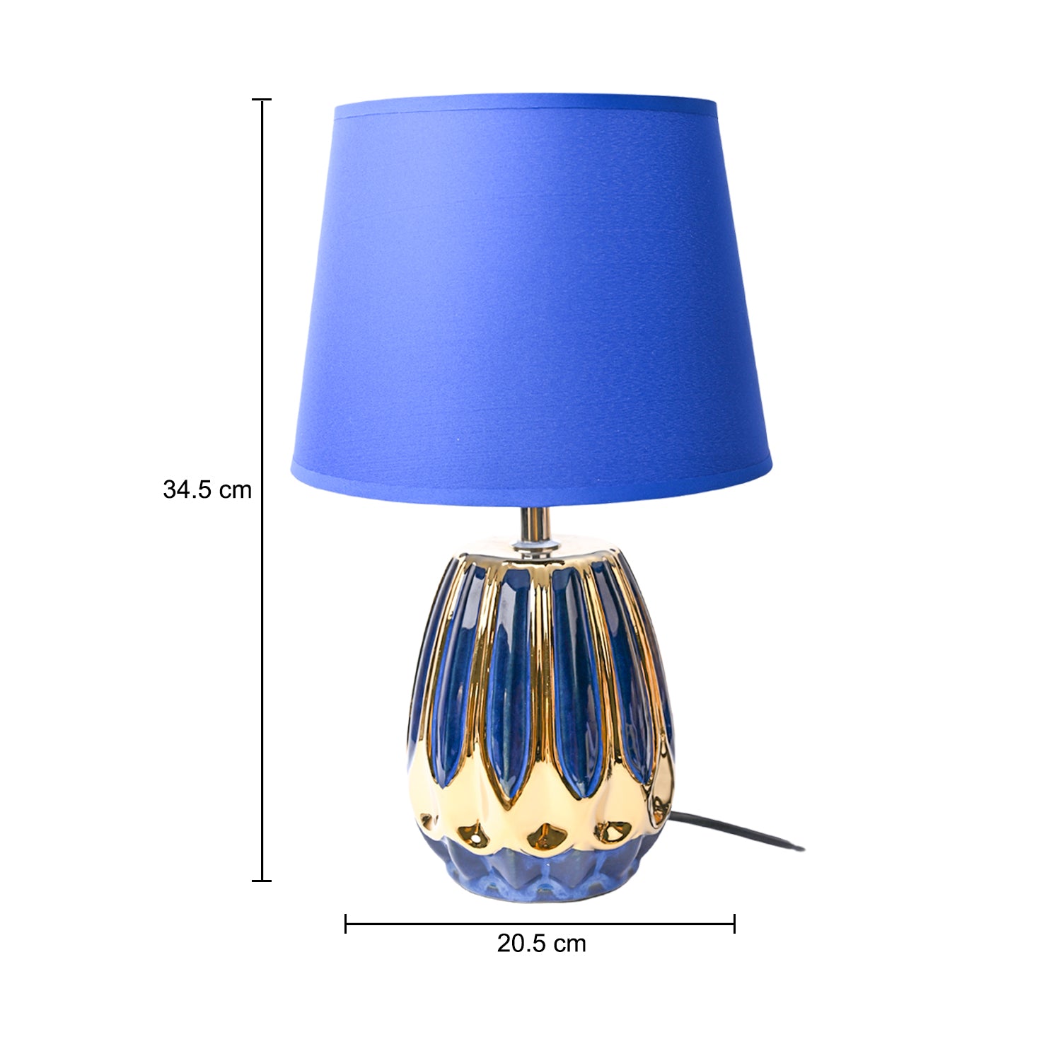 Stylish Blue Shade Table Lamp