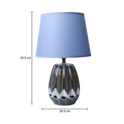 Stylish Light Blue Shade Table Lamp