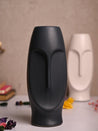 Stylish Black Face Shape Vase - MARKET99