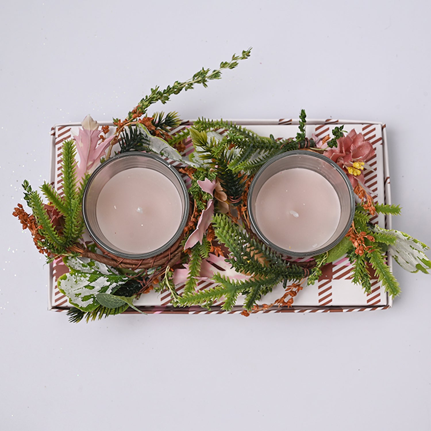 Peony Scented Candles Pack Of 2