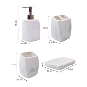 Stylish Ivory Bathroom Set 4 Pcs