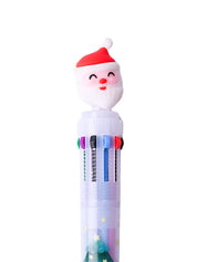 Christmas Ball Pen Set Of 3 Pcs (Assorted) - Santa Claus Bobble Head - MARKET99