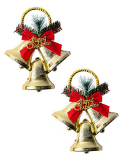 Christmas Bells Decorations (Set Of 2, Assorted) - MARKET99