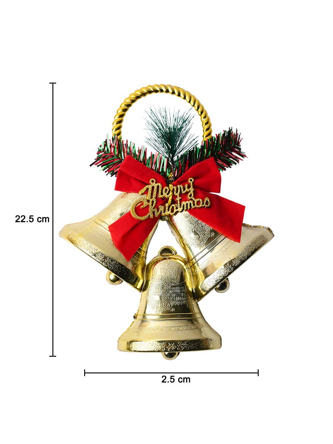 Christmas Bells Decorations (Set Of 2, Assorted) - MARKET99