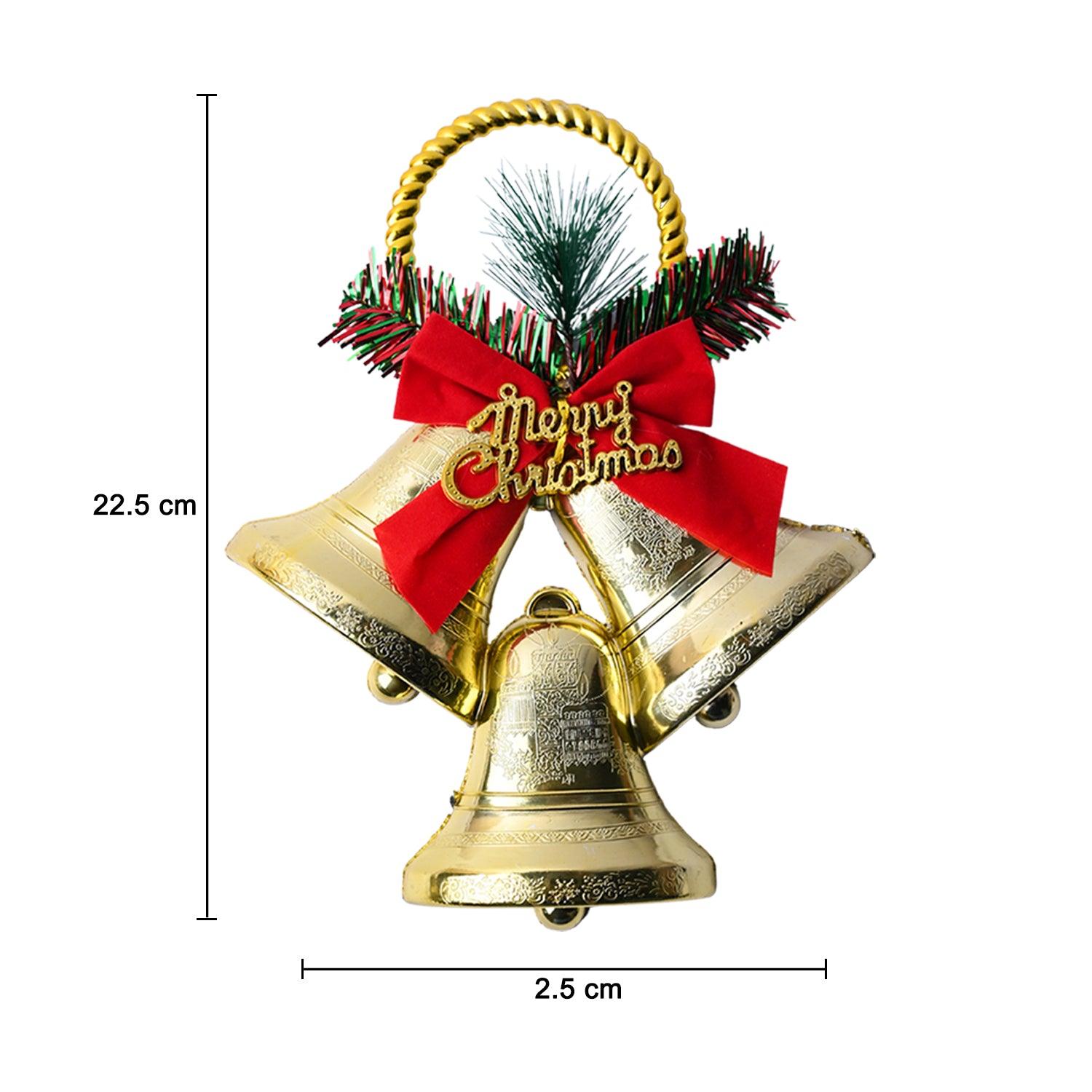 Christmas Bells Decorations (Set Of 2, Assorted) - MARKET99