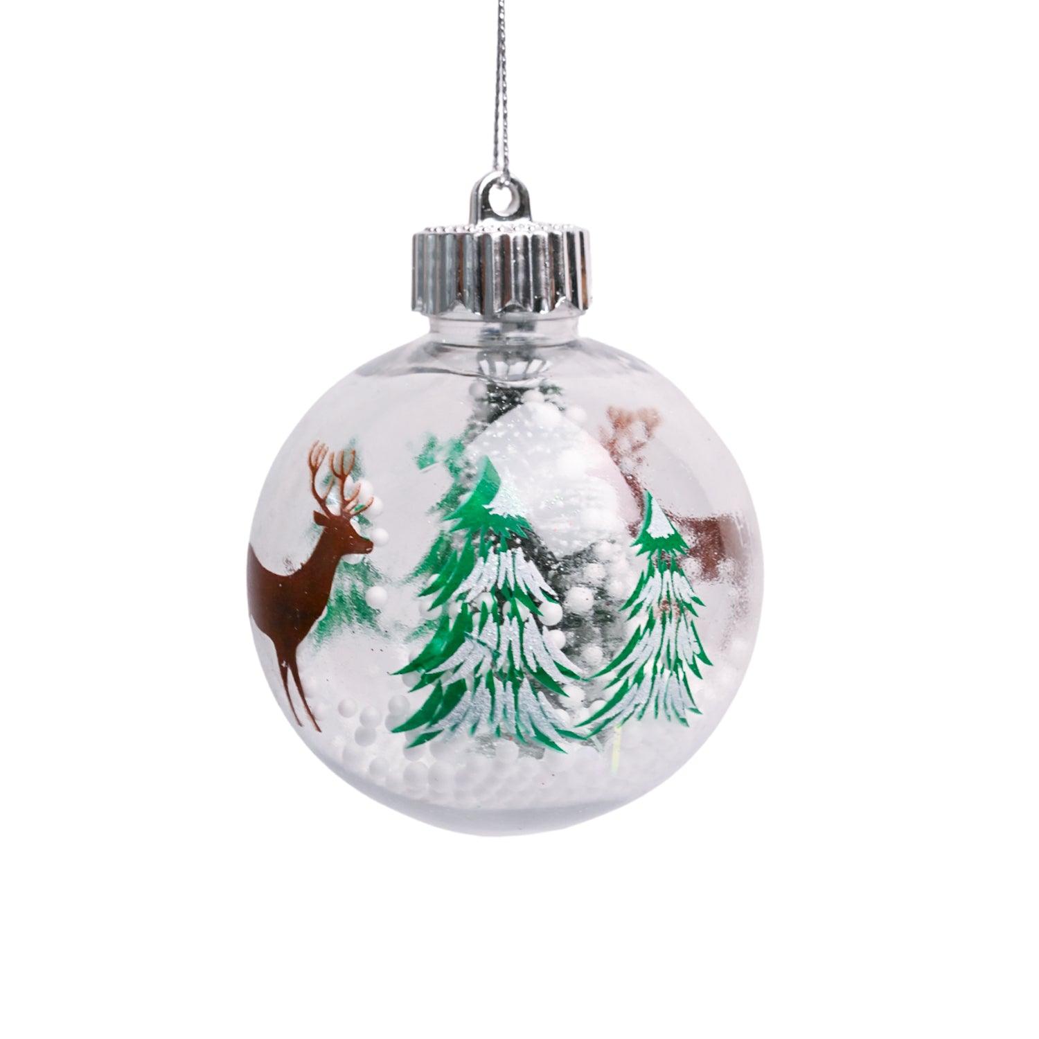 Christmas Hanging Balls Set Of 2 Pcs (Assorted) - MARKET99