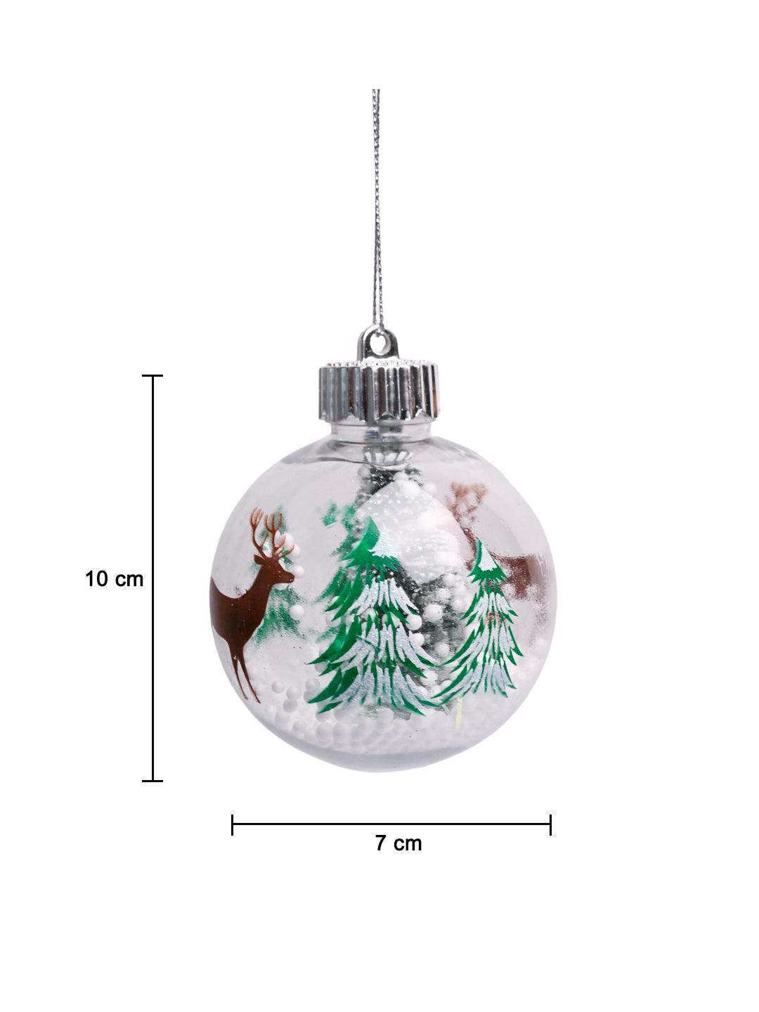 Christmas Hanging Balls Set Of 2 Pcs (Assorted) - MARKET99