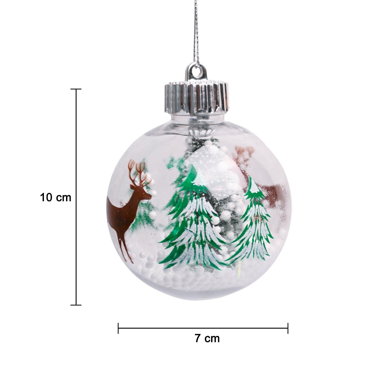 Christmas Hanging Balls Set Of 2 Pcs (Assorted) - MARKET99