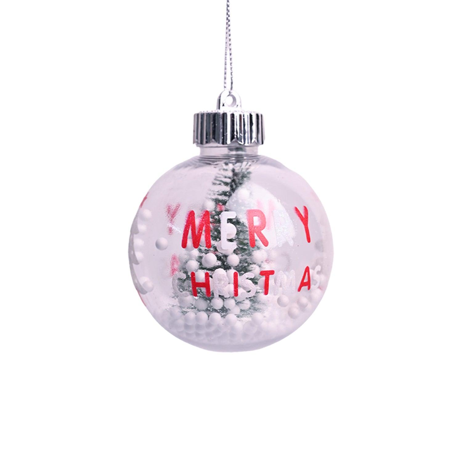 Christmas Hanging Balls Set Of 2 Pcs (Assorted) - MARKET99