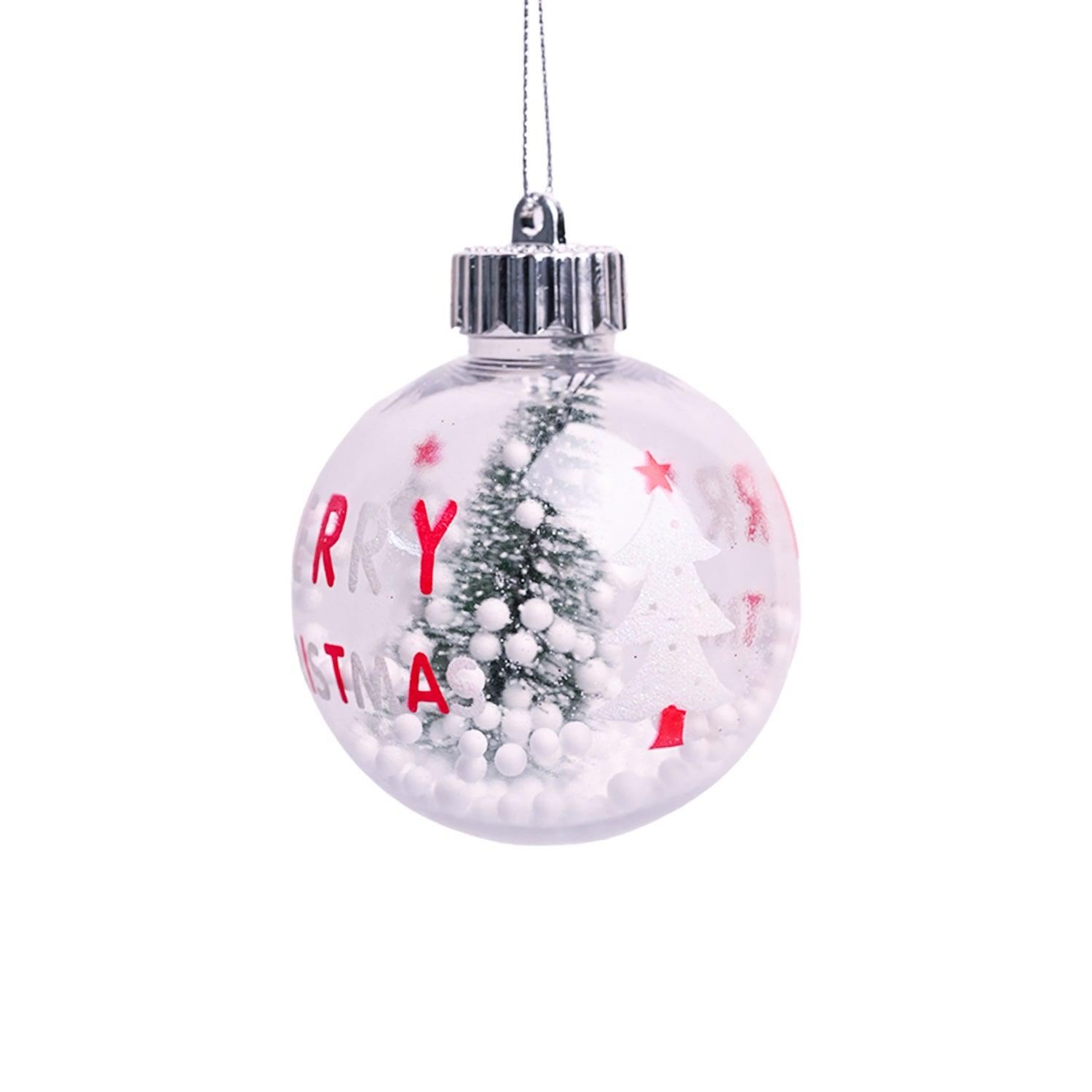 Christmas Hanging Balls Set Of 2 Pcs (Assorted) - MARKET99