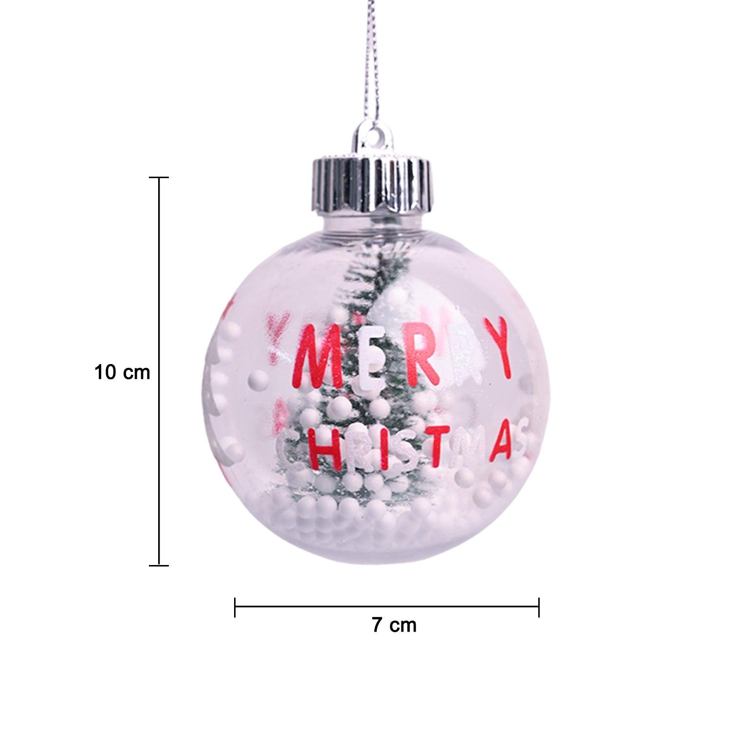 Christmas Hanging Balls Set Of 2 Pcs (Assorted) - MARKET99