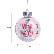Christmas Hanging Balls Set Of 2 Pcs (Assorted) - MARKET99