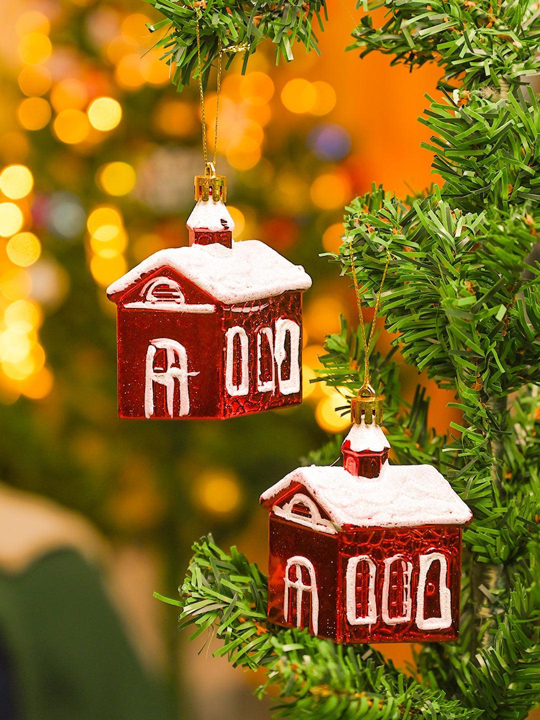Christmas House Toy Decoration Set Of 4 Pcs - MARKET99