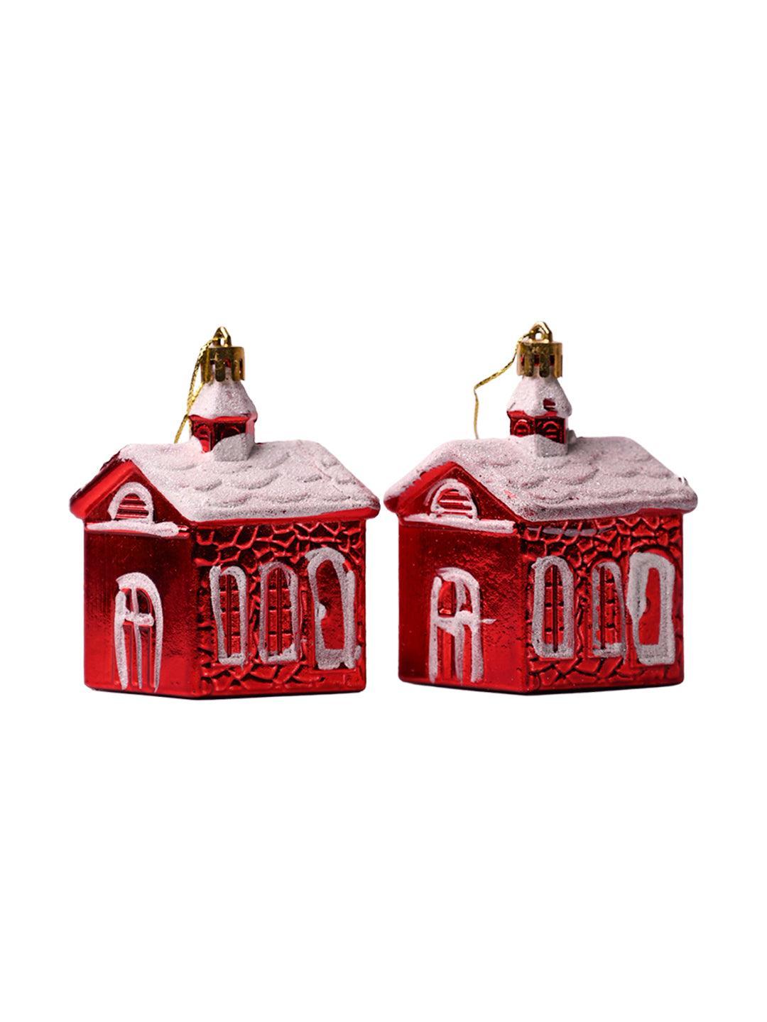 Christmas House Toy Decoration Set Of 4 Pcs - MARKET99