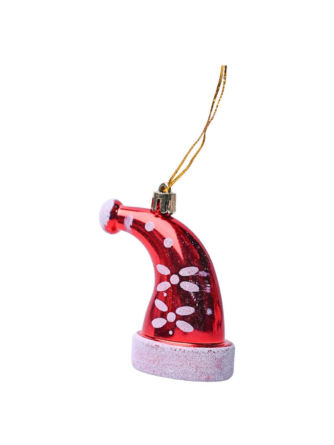 Christmas Santa Cap Decoration Set Of 4 Pcs - MARKET99