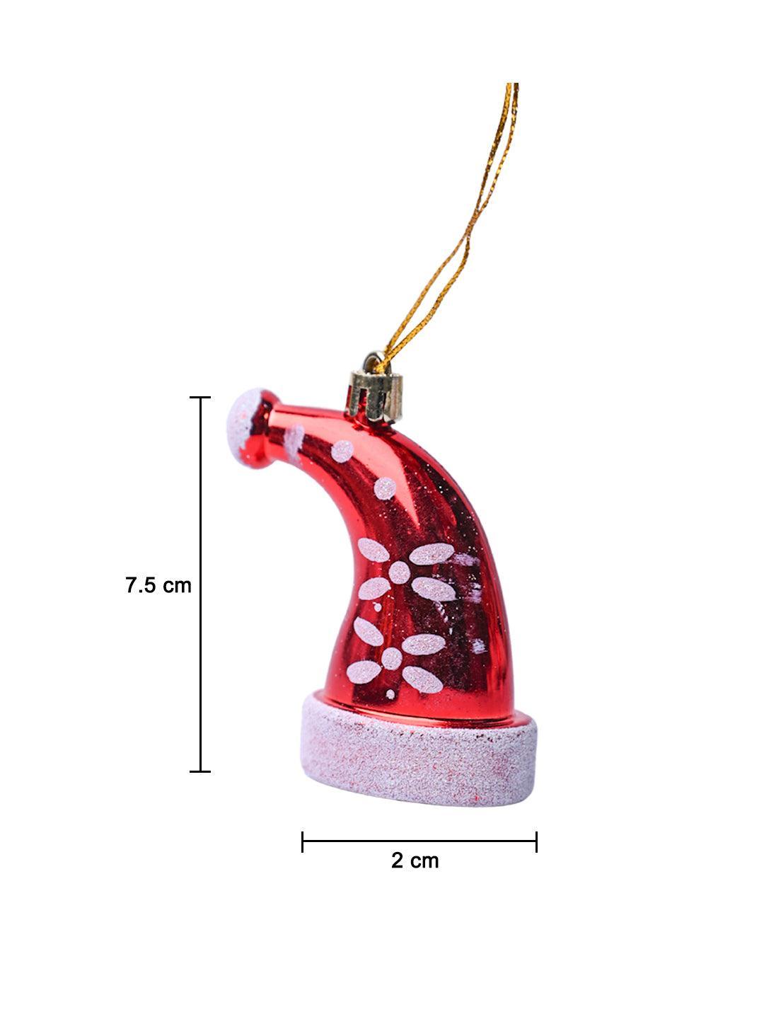 Christmas Santa Cap Decoration Set Of 4 Pcs - MARKET99