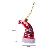 Christmas Santa Cap Decoration Set Of 4 Pcs - MARKET99