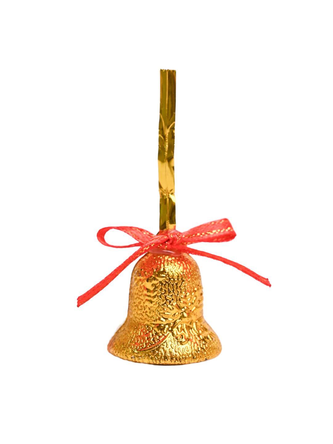 Christmas Bells Tree Decoration (Gold, Set Of 18, Assorted) - MARKET99