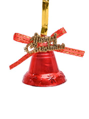 Christmas Bells Tree Decoration (Red, Set Of 18, Assorted) - MARKET99