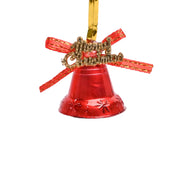 Christmas Bells Tree Decoration (Red, Set Of 18, Assorted) - MARKET99