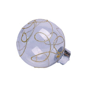 Christmas Hanging Balls Set Of 2 Pcs (Transparent, Assorted) - MARKET99