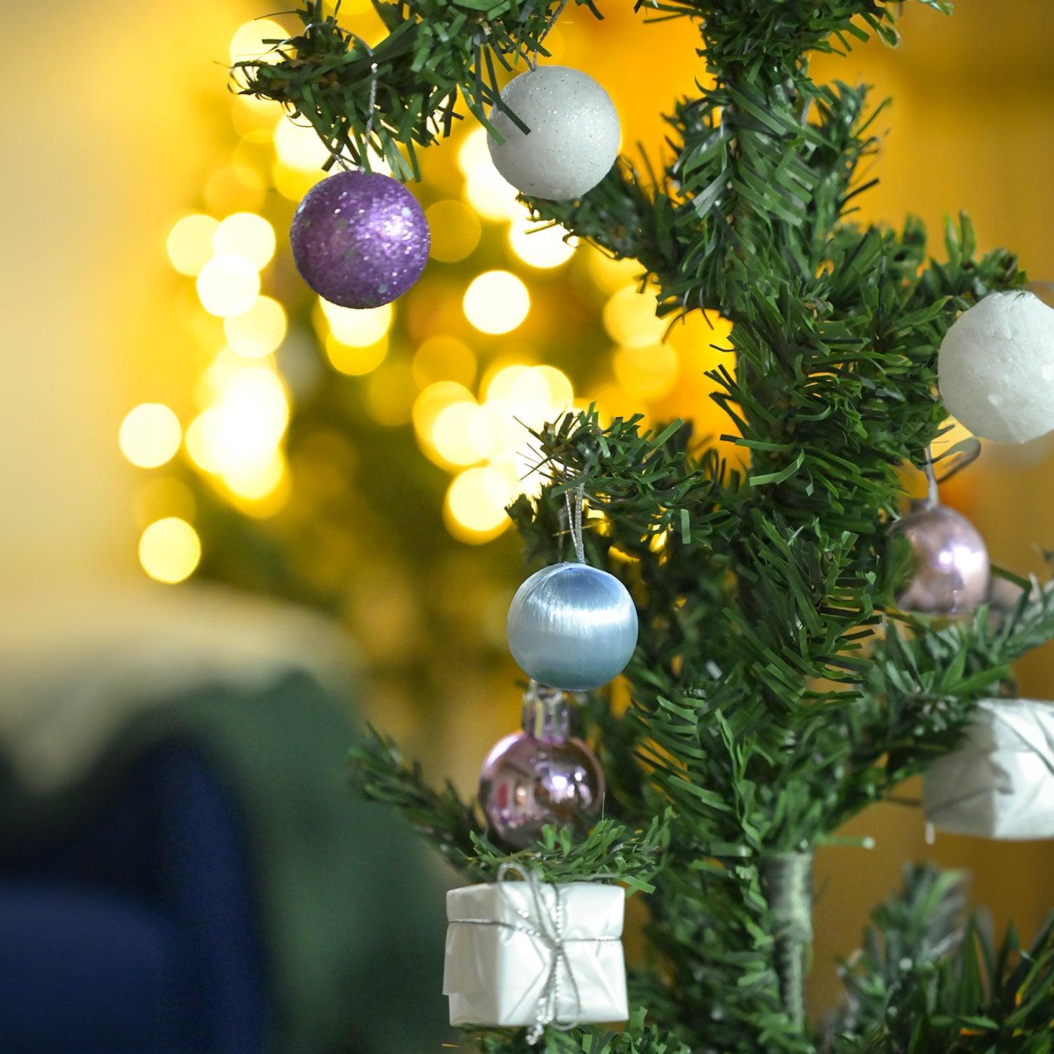 Christmas Tree Hanging (Baubles (Golden, Set Of 20 Pcs) - MARKET99