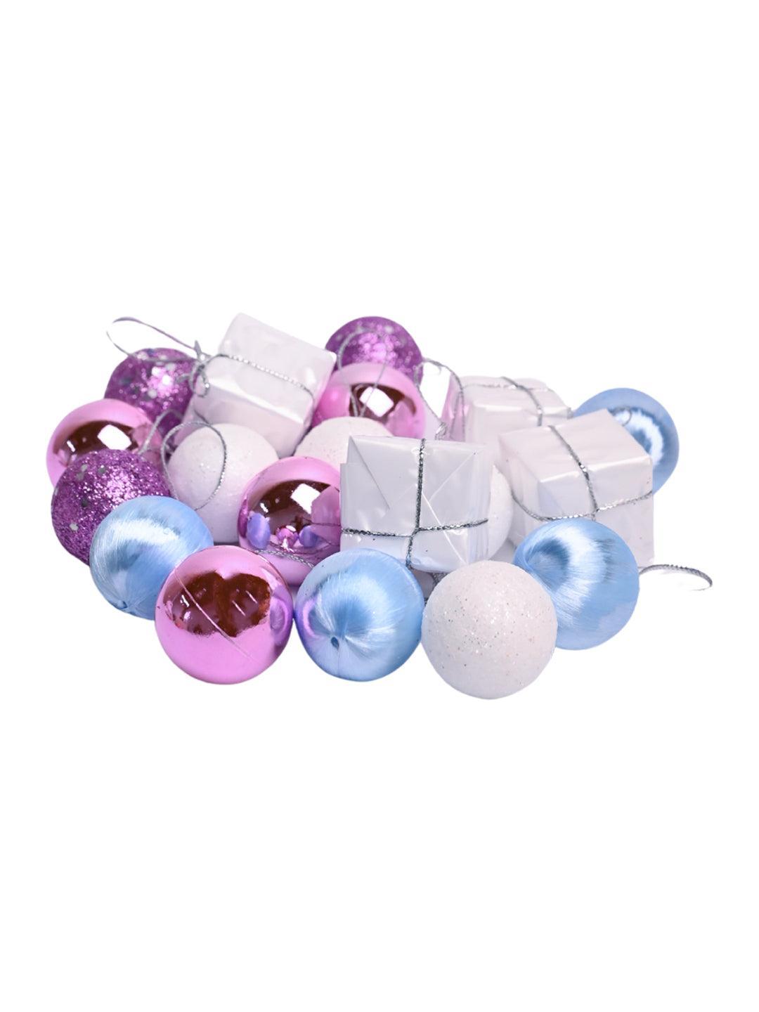 Christmas Tree Hanging (Baubles (Golden, Set Of 20 Pcs) - MARKET99