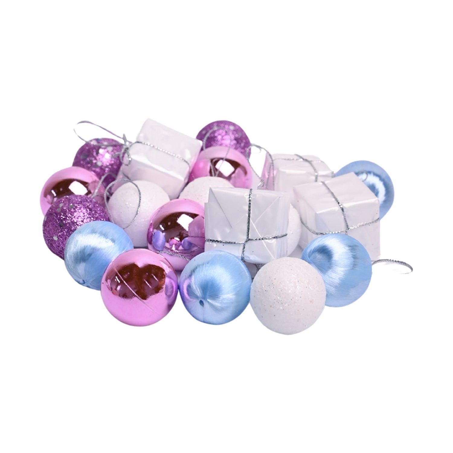 Christmas Tree Hanging (Baubles (Golden, Set Of 20 Pcs) - MARKET99