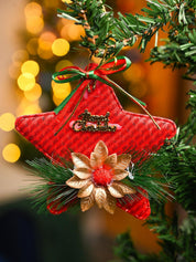 Christmas Decoration Star (Red & Set Of 2) - MARKET99