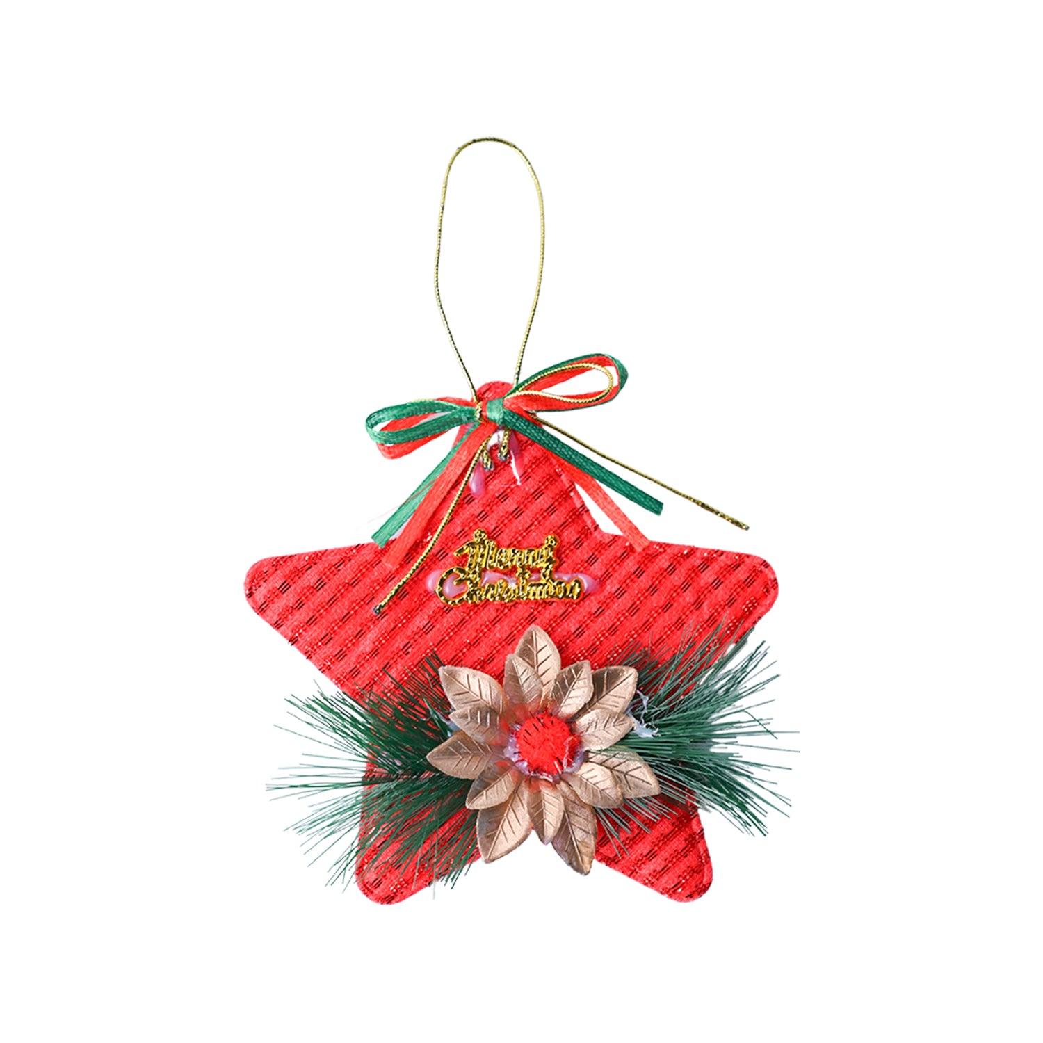 Christmas Decoration Star (Red & Set Of 2) - MARKET99