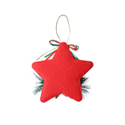 Christmas Decoration Star (Red & Set Of 2) - MARKET99