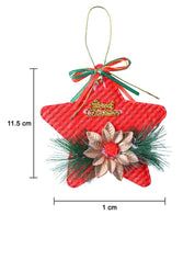 Christmas Decoration Star (Red & Set Of 2) - MARKET99