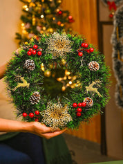 Christmas Floral Wreath - MARKET99