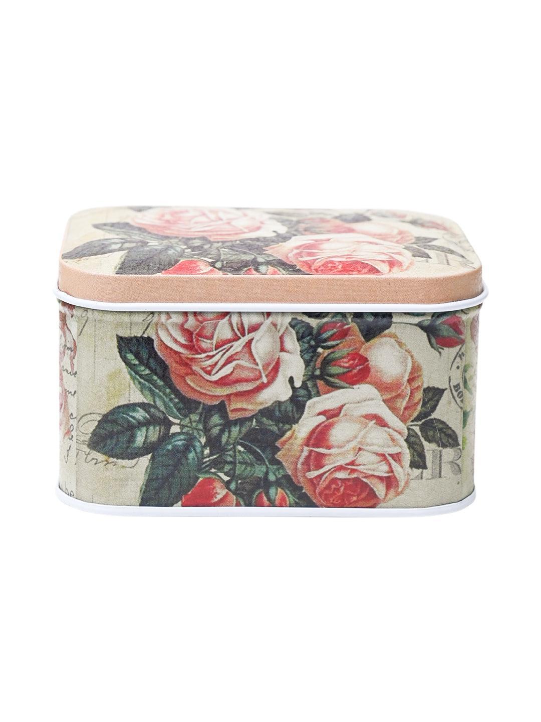 Mini Tin Storage Box Container - Set Of 6, Multicolor - MARKET99