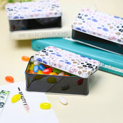 Floral Tin Storage Box - Set Of 3, White