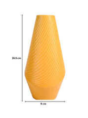 VON CASA Ceramic Yellow Vase - MARKET99