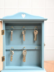 White Wood HOME Key Organizer Box - MARKET99