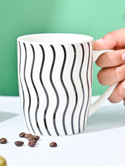 VON CASA Black & White Mug - 380Ml - MARKET99