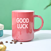 VON CASA Red Mug (Good Luck) - 420Ml