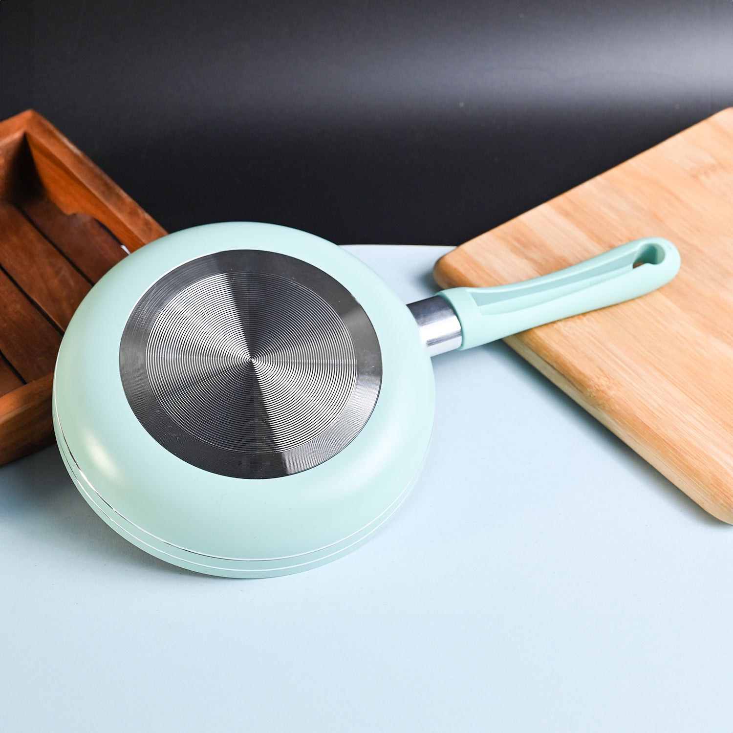 Market99 Pink & Light Cyan Frying Pan
