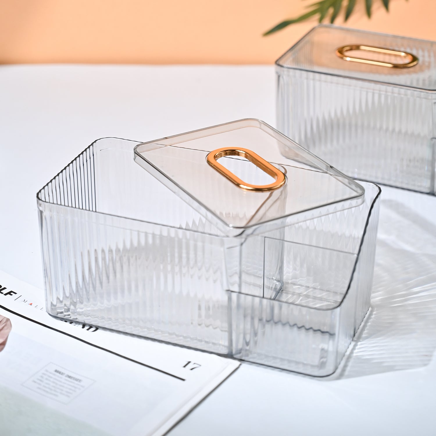 Market99 Transparent Tissue Box