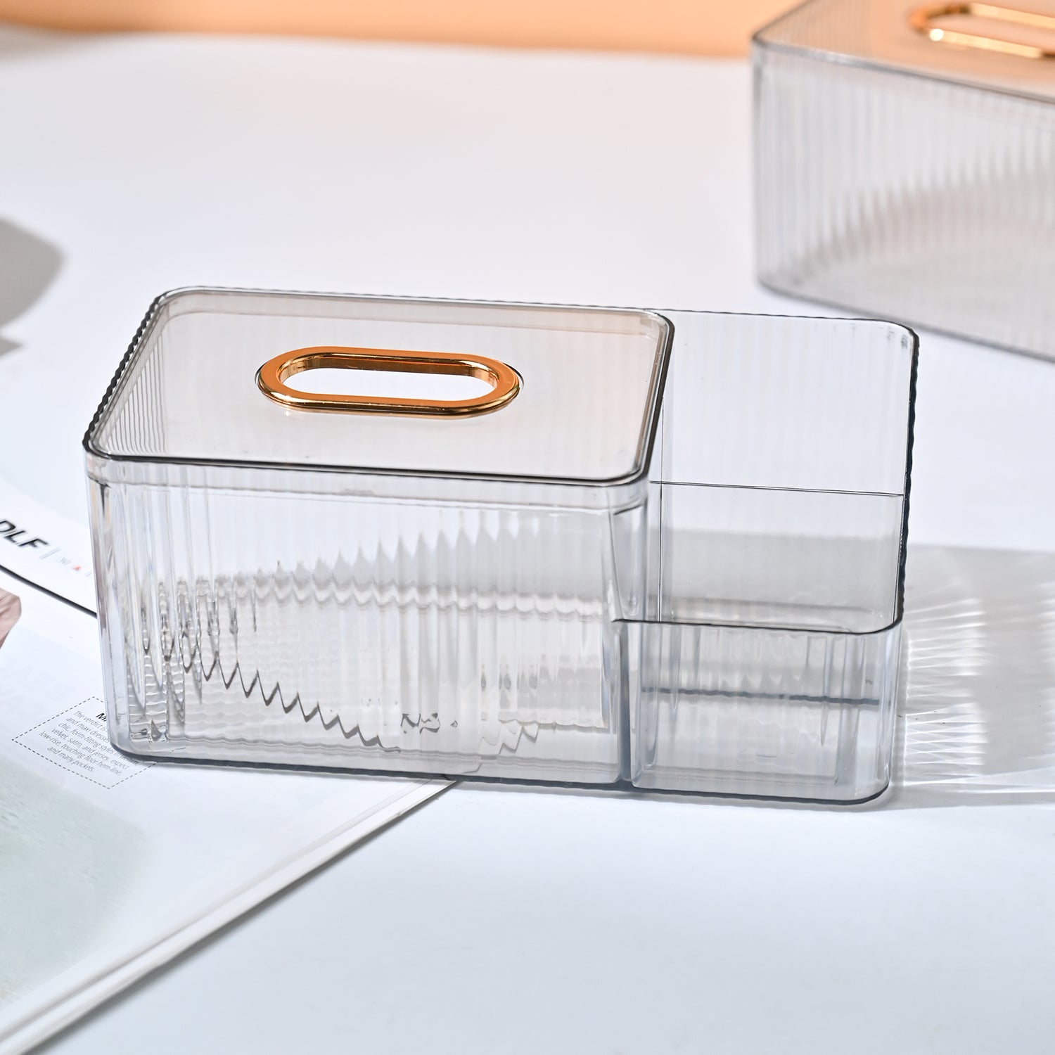 Market99 Transparent Tissue Box
