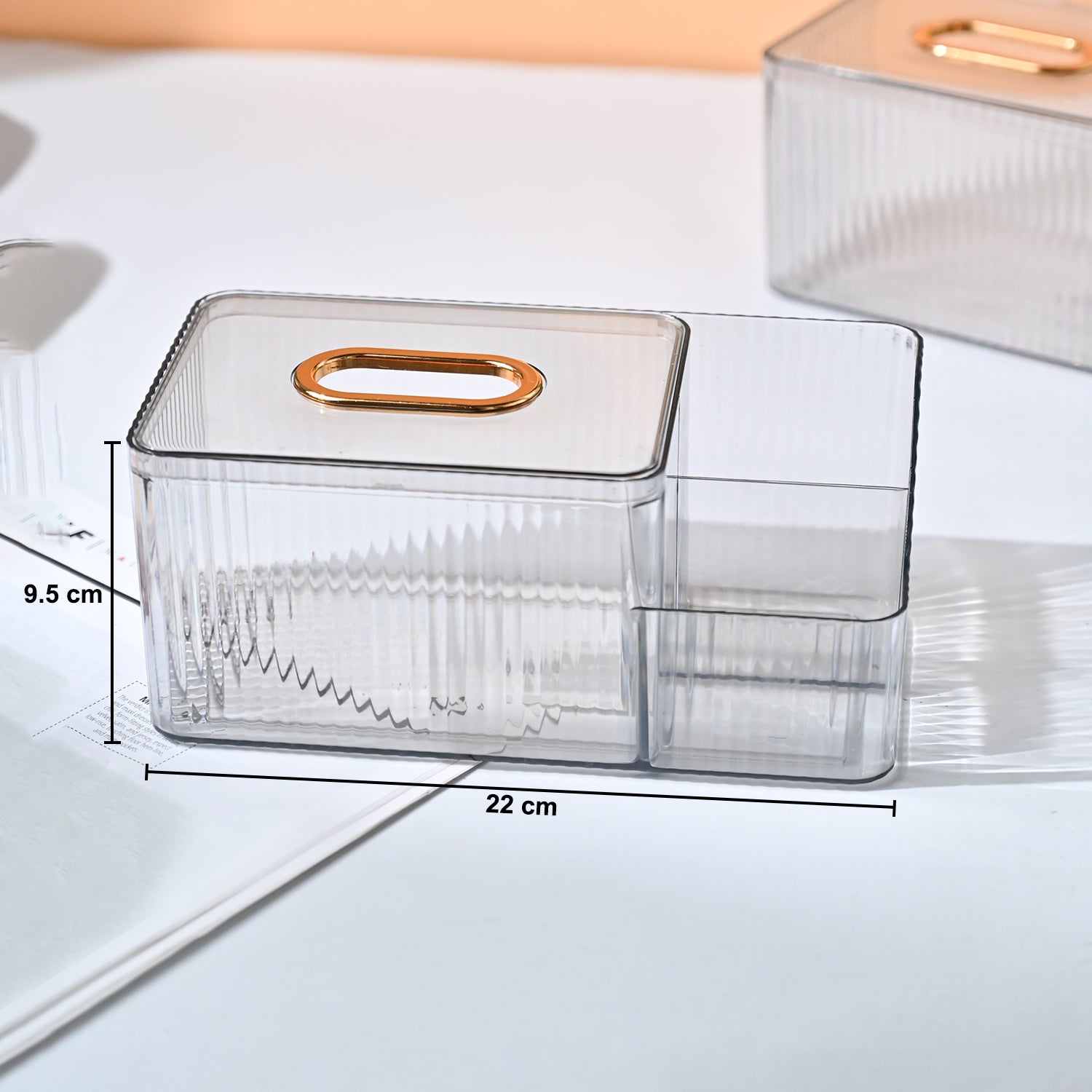 Market99 Transparent Tissue Box