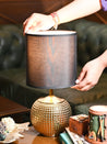 VON CASA Black& Golden Table Lamp - MARKET99