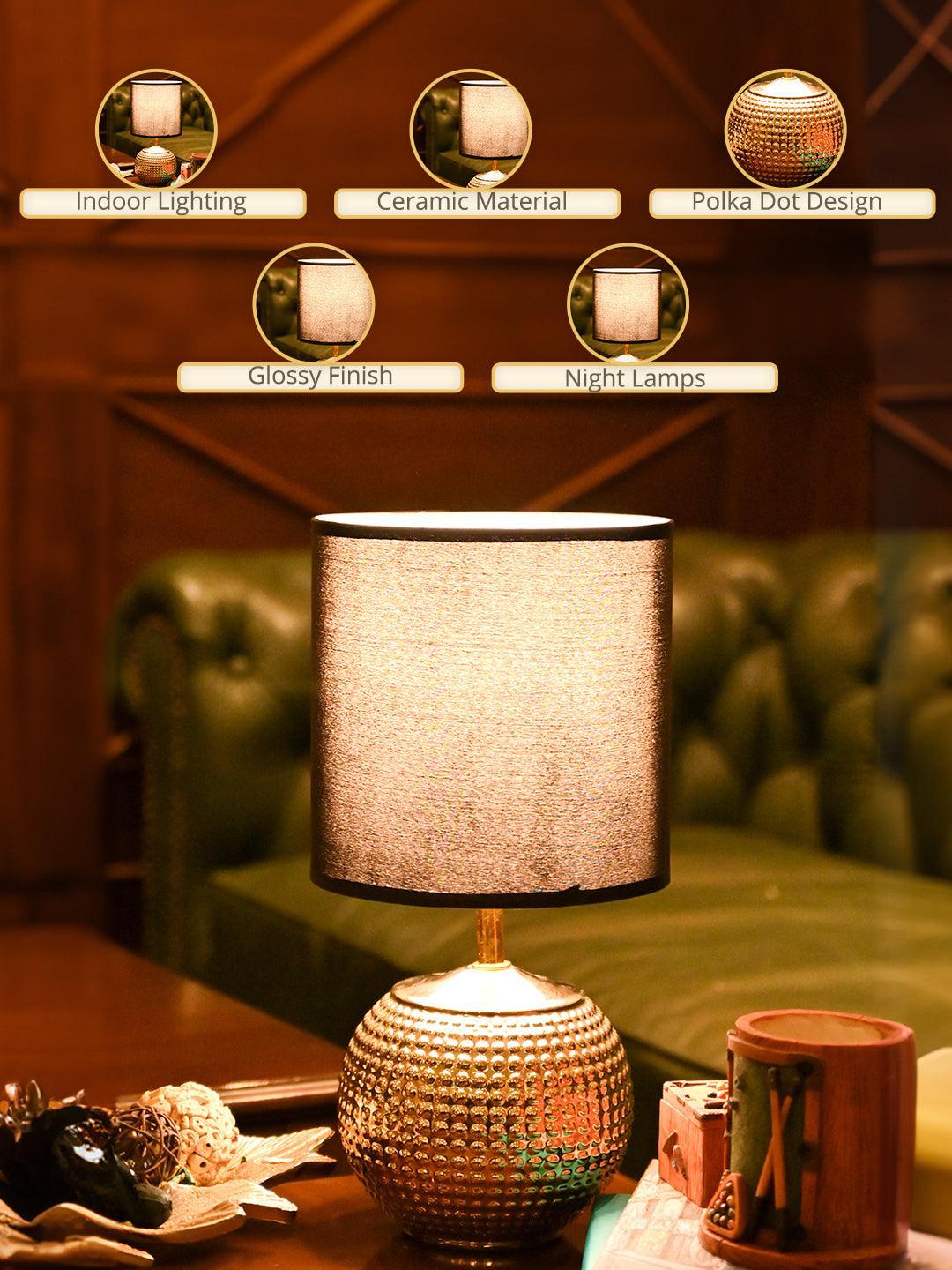 VON CASA Black& Golden Table Lamp - MARKET99