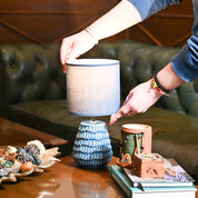 VON CASA Blue Table Lamp