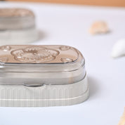 Market99 Plastic Grey & Off White Soap Dish Holders