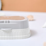 Market99 Plastic Off White Soap Dish - Set Of 2